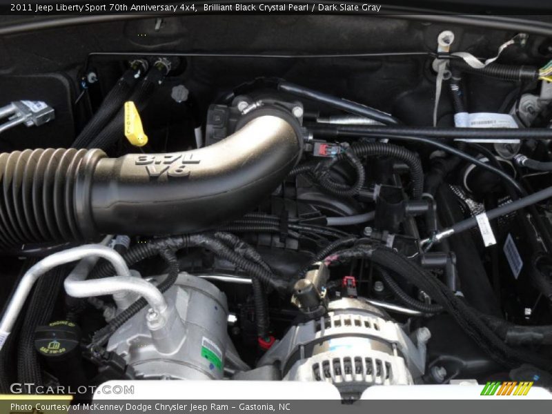 Brilliant Black Crystal Pearl / Dark Slate Gray 2011 Jeep Liberty Sport 70th Anniversary 4x4
