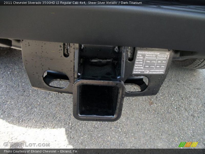 Sheer Silver Metallic / Dark Titanium 2011 Chevrolet Silverado 3500HD LS Regular Cab 4x4