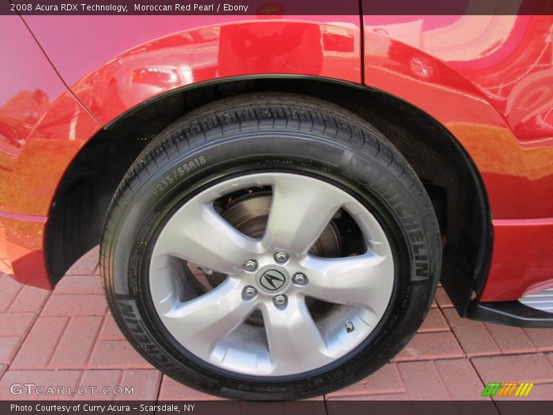 Moroccan Red Pearl / Ebony 2008 Acura RDX Technology
