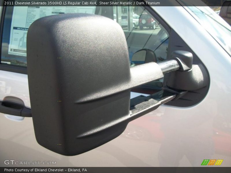 Sheer Silver Metallic / Dark Titanium 2011 Chevrolet Silverado 3500HD LS Regular Cab 4x4
