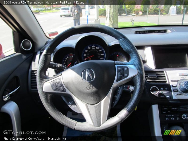 Moroccan Red Pearl / Ebony 2008 Acura RDX Technology