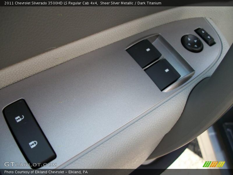Sheer Silver Metallic / Dark Titanium 2011 Chevrolet Silverado 3500HD LS Regular Cab 4x4