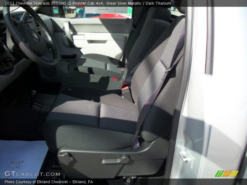 Sheer Silver Metallic / Dark Titanium 2011 Chevrolet Silverado 3500HD LS Regular Cab 4x4