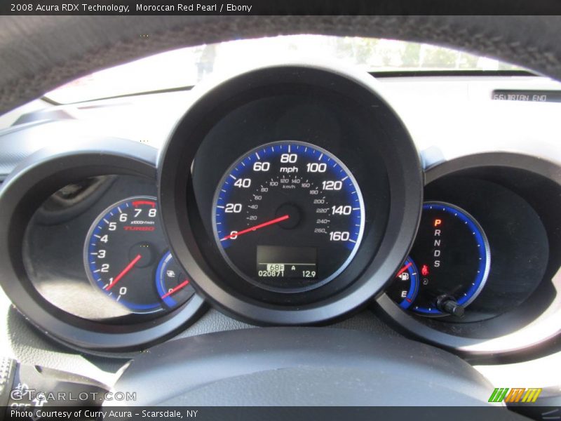 Moroccan Red Pearl / Ebony 2008 Acura RDX Technology