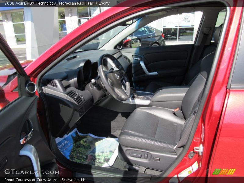 Moroccan Red Pearl / Ebony 2008 Acura RDX Technology