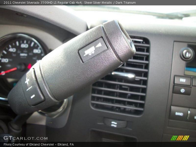 Sheer Silver Metallic / Dark Titanium 2011 Chevrolet Silverado 3500HD LS Regular Cab 4x4