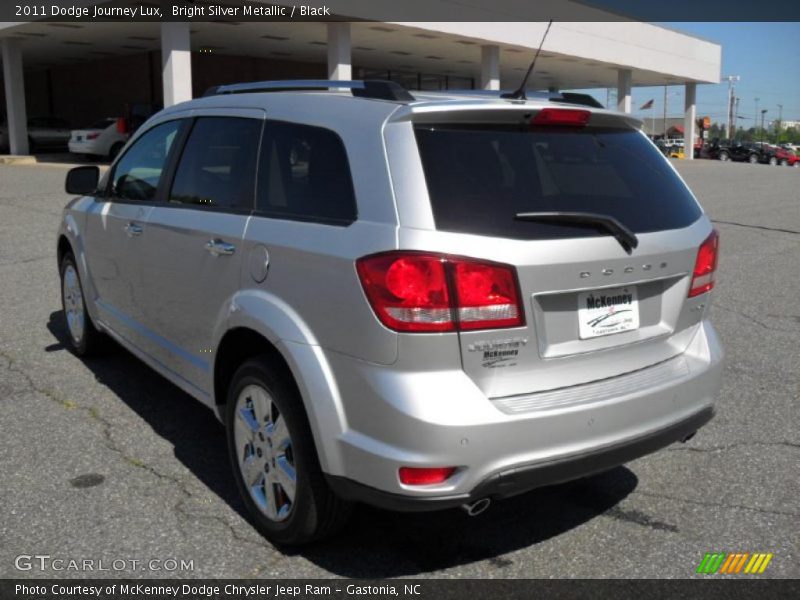 Bright Silver Metallic / Black 2011 Dodge Journey Lux