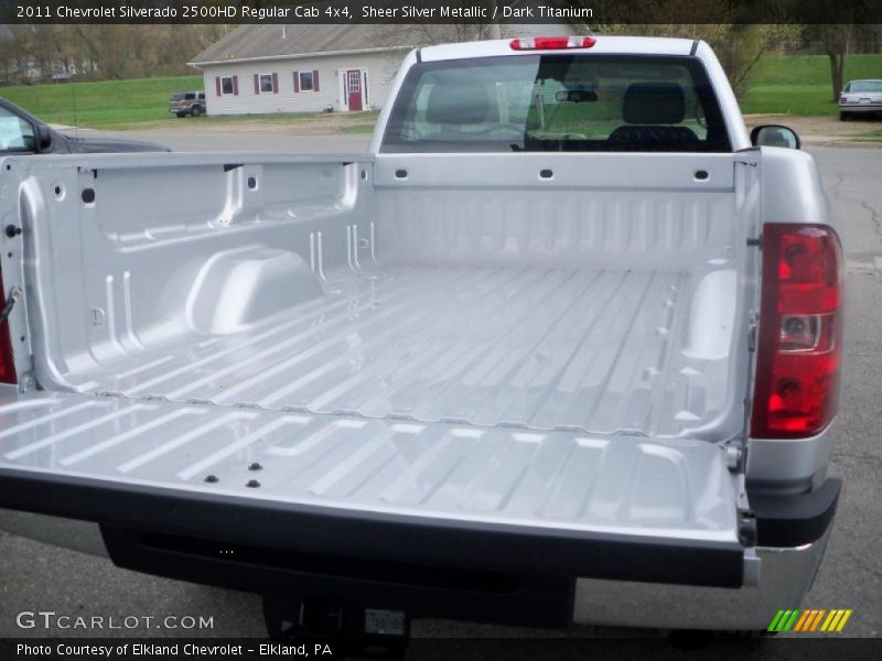 Sheer Silver Metallic / Dark Titanium 2011 Chevrolet Silverado 2500HD Regular Cab 4x4