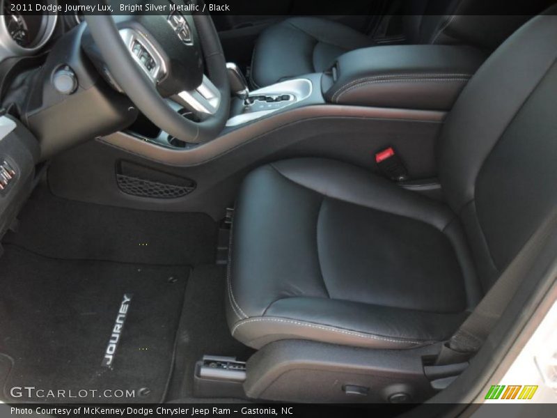 Bright Silver Metallic / Black 2011 Dodge Journey Lux