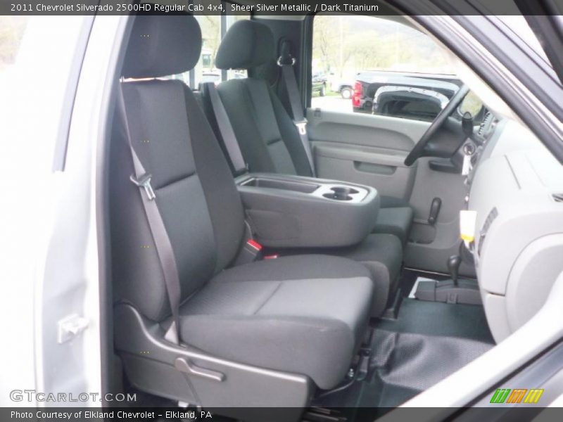 Sheer Silver Metallic / Dark Titanium 2011 Chevrolet Silverado 2500HD Regular Cab 4x4