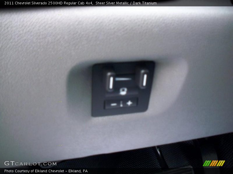 Sheer Silver Metallic / Dark Titanium 2011 Chevrolet Silverado 2500HD Regular Cab 4x4