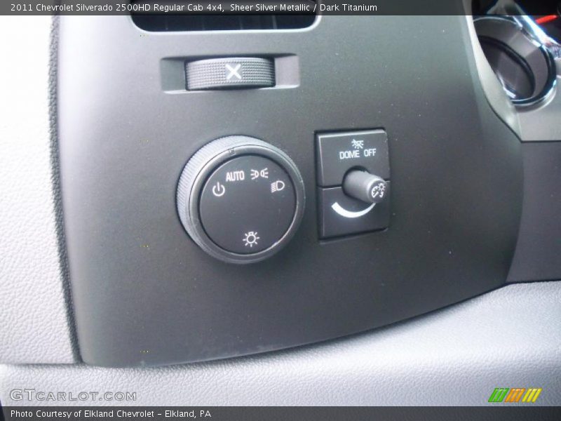Sheer Silver Metallic / Dark Titanium 2011 Chevrolet Silverado 2500HD Regular Cab 4x4