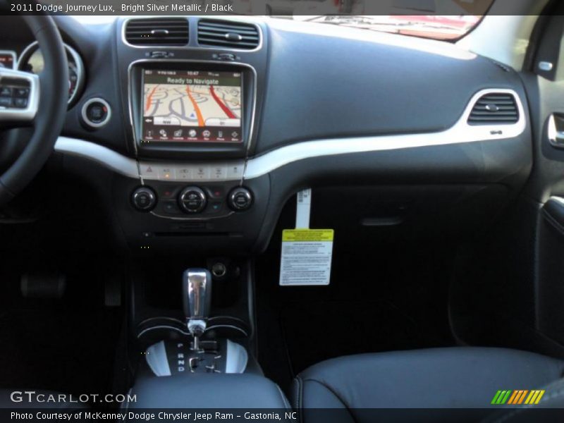 Bright Silver Metallic / Black 2011 Dodge Journey Lux