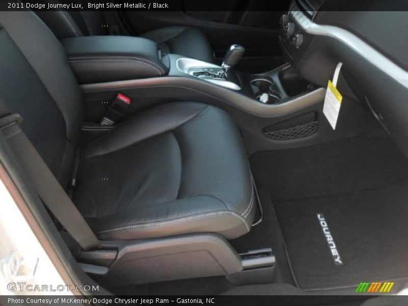 Bright Silver Metallic / Black 2011 Dodge Journey Lux
