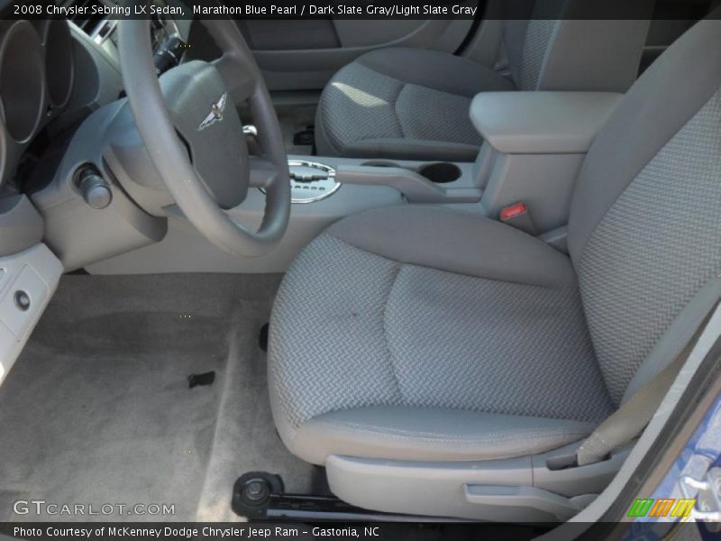 Marathon Blue Pearl / Dark Slate Gray/Light Slate Gray 2008 Chrysler Sebring LX Sedan