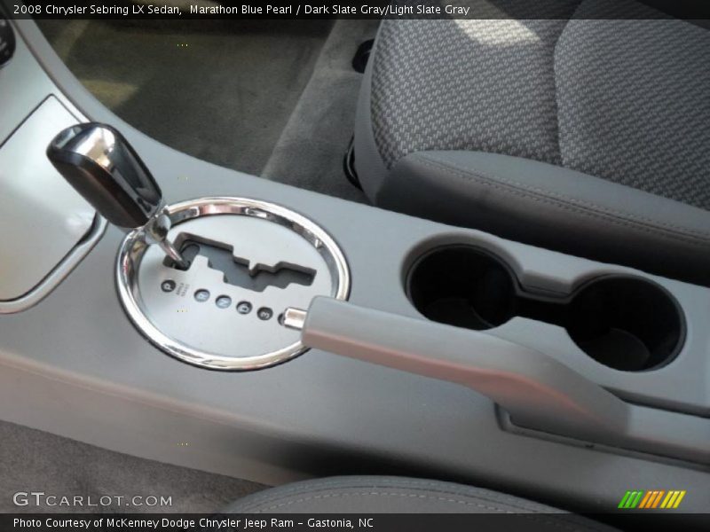 Marathon Blue Pearl / Dark Slate Gray/Light Slate Gray 2008 Chrysler Sebring LX Sedan