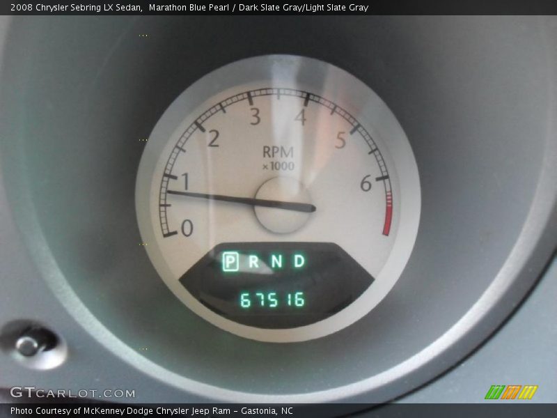 Marathon Blue Pearl / Dark Slate Gray/Light Slate Gray 2008 Chrysler Sebring LX Sedan