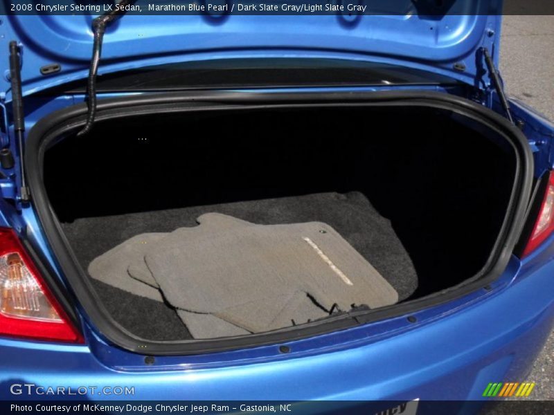 Marathon Blue Pearl / Dark Slate Gray/Light Slate Gray 2008 Chrysler Sebring LX Sedan