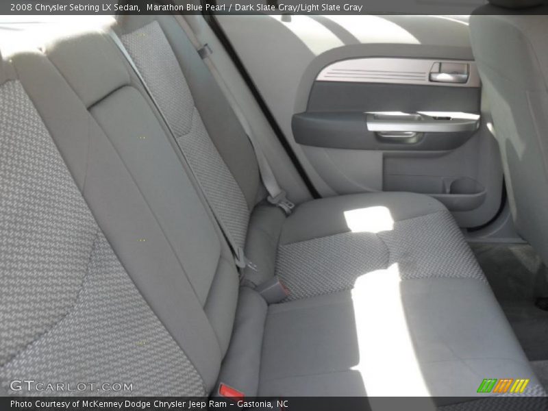 Marathon Blue Pearl / Dark Slate Gray/Light Slate Gray 2008 Chrysler Sebring LX Sedan