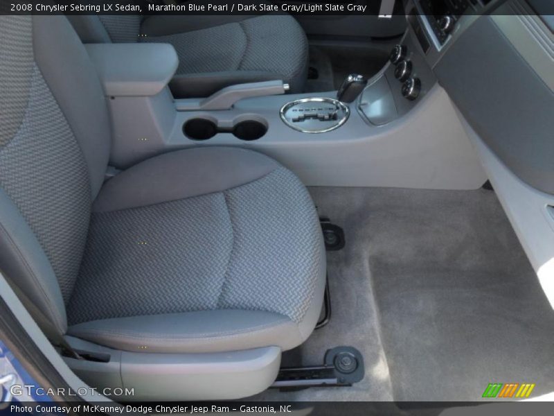 Marathon Blue Pearl / Dark Slate Gray/Light Slate Gray 2008 Chrysler Sebring LX Sedan