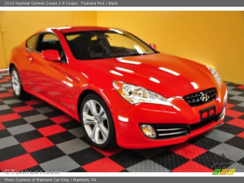 Tsukuba Red / Black 2010 Hyundai Genesis Coupe 3.8 Coupe