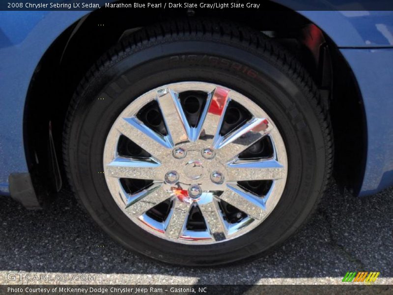 Marathon Blue Pearl / Dark Slate Gray/Light Slate Gray 2008 Chrysler Sebring LX Sedan
