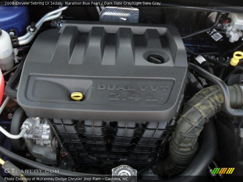 Marathon Blue Pearl / Dark Slate Gray/Light Slate Gray 2008 Chrysler Sebring LX Sedan