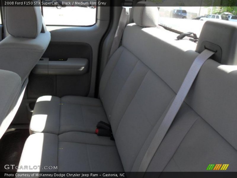 Black / Medium Flint Grey 2008 Ford F150 STX SuperCab