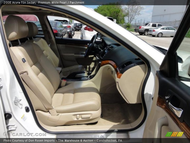 Premium White Pearl / Parchment 2008 Acura TSX Sedan