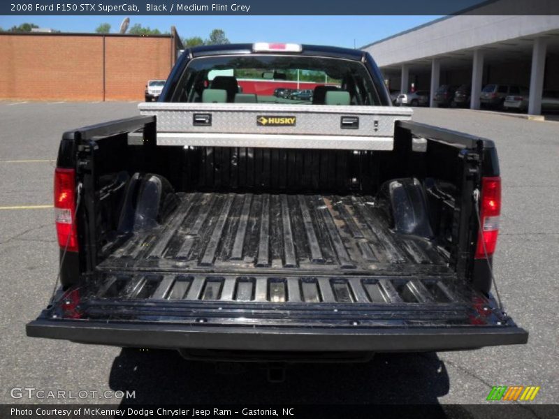 Black / Medium Flint Grey 2008 Ford F150 STX SuperCab