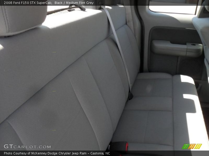 Black / Medium Flint Grey 2008 Ford F150 STX SuperCab