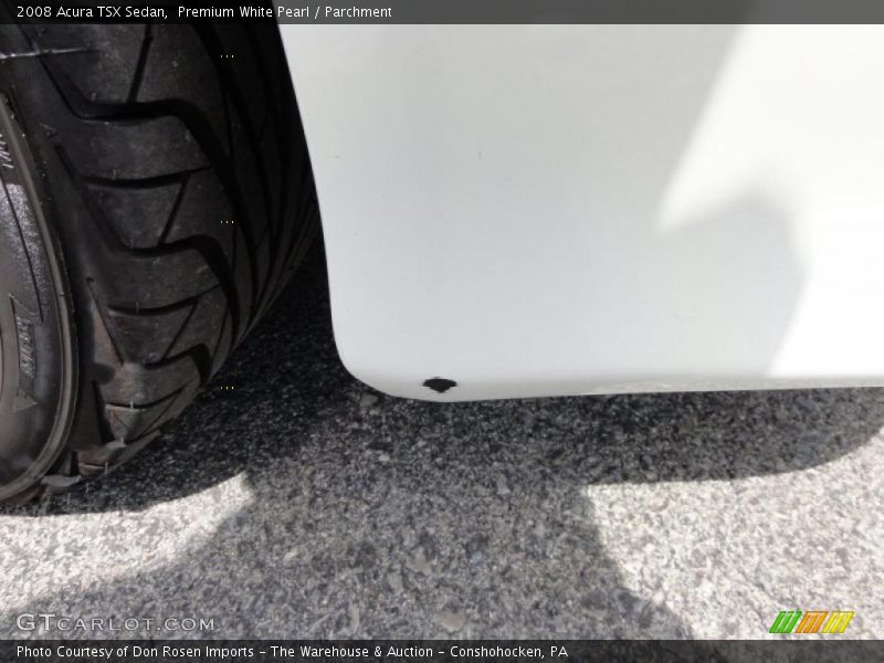 Premium White Pearl / Parchment 2008 Acura TSX Sedan