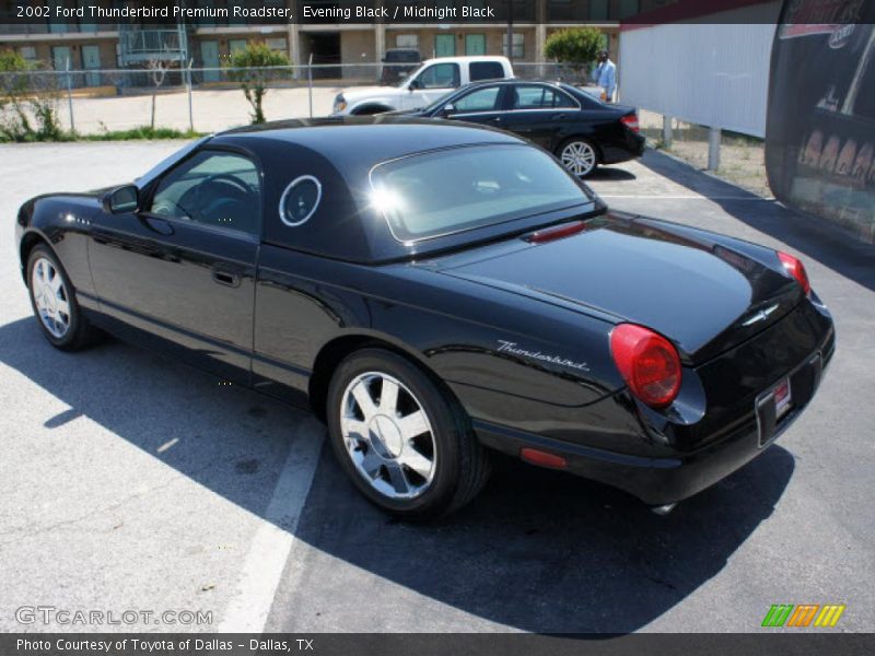  2002 Thunderbird Premium Roadster Evening Black