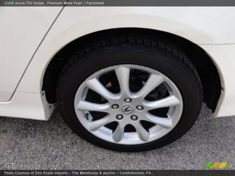 Premium White Pearl / Parchment 2008 Acura TSX Sedan