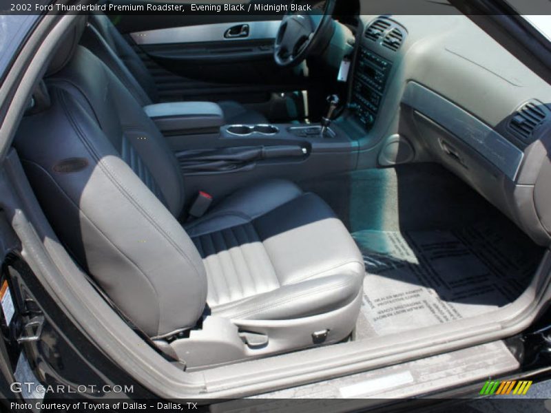  2002 Thunderbird Premium Roadster Midnight Black Interior