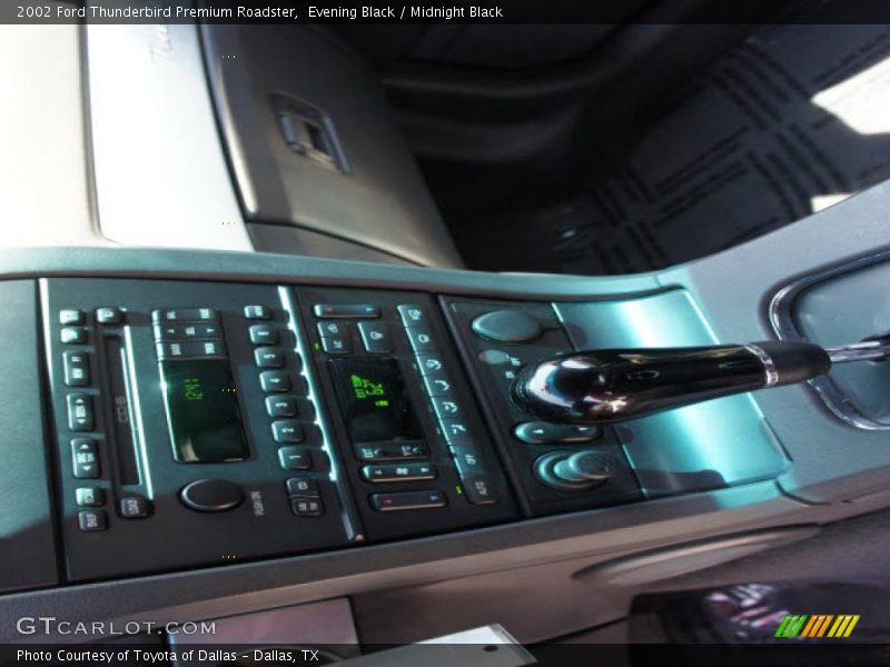 Evening Black / Midnight Black 2002 Ford Thunderbird Premium Roadster