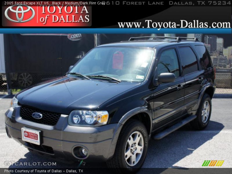 Black / Medium/Dark Flint Grey 2005 Ford Escape XLT V6