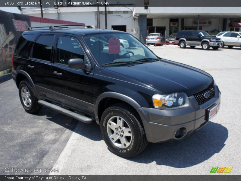Black / Medium/Dark Flint Grey 2005 Ford Escape XLT V6