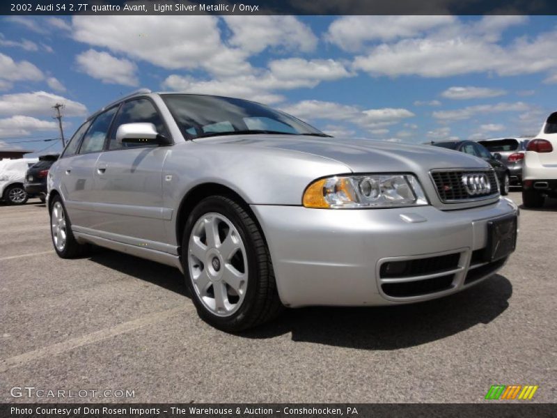 Light Silver Metallic / Onyx 2002 Audi S4 2.7T quattro Avant