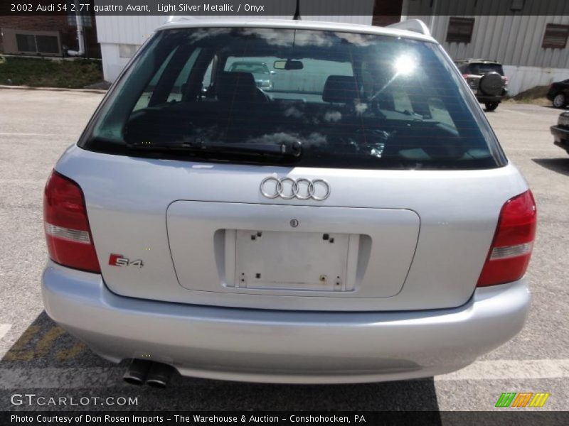 Light Silver Metallic / Onyx 2002 Audi S4 2.7T quattro Avant