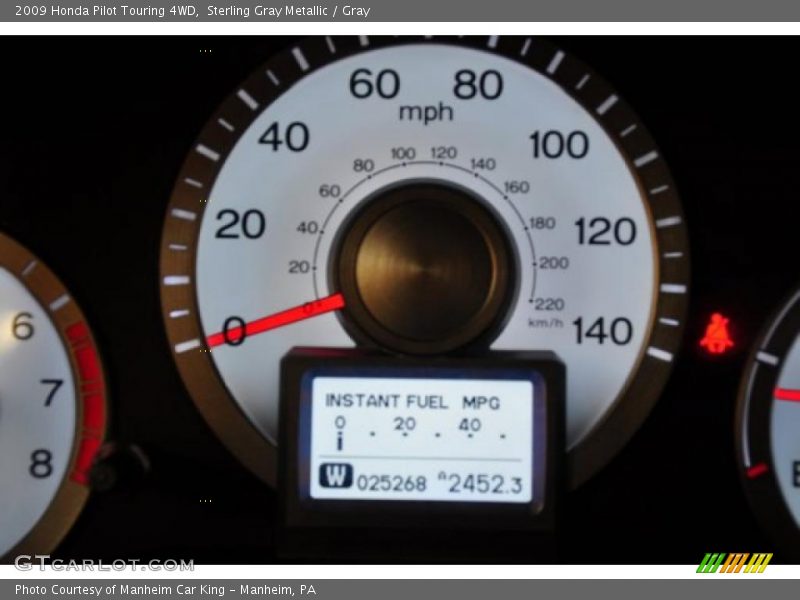 Sterling Gray Metallic / Gray 2009 Honda Pilot Touring 4WD
