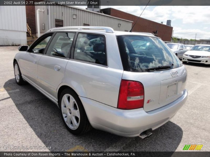 Light Silver Metallic / Onyx 2002 Audi S4 2.7T quattro Avant