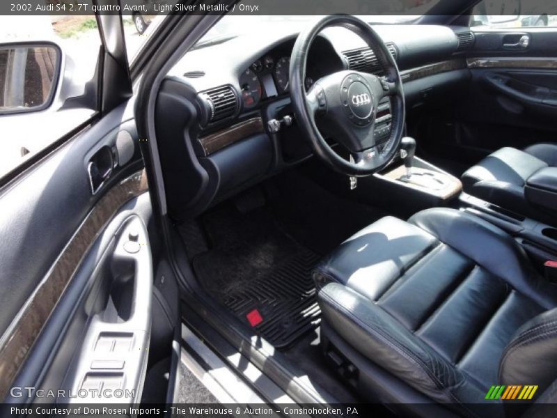Light Silver Metallic / Onyx 2002 Audi S4 2.7T quattro Avant