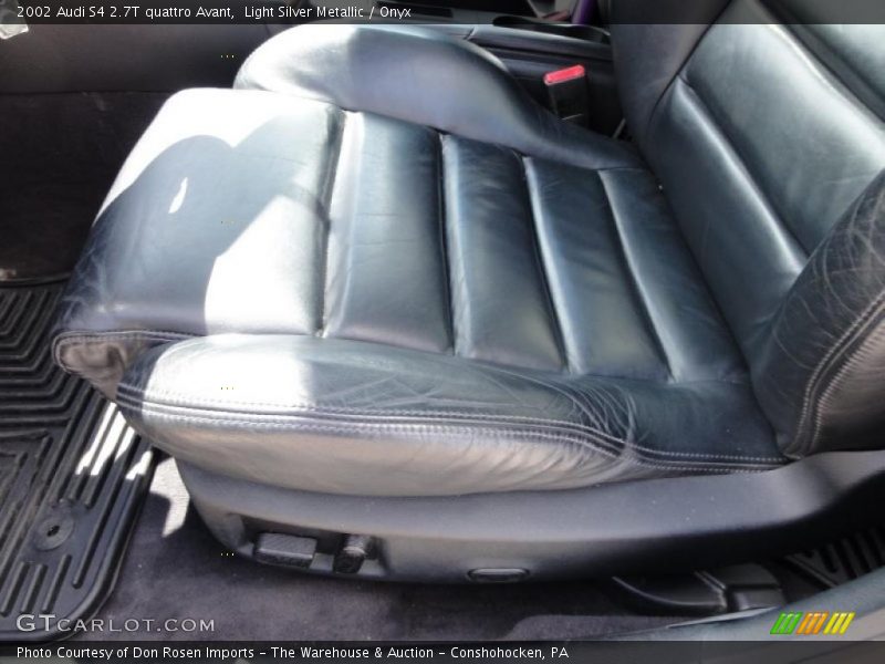 Light Silver Metallic / Onyx 2002 Audi S4 2.7T quattro Avant