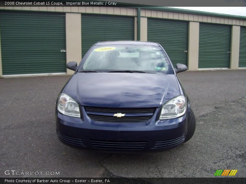 Imperial Blue Metallic / Gray 2008 Chevrolet Cobalt LS Coupe