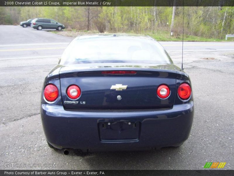 Imperial Blue Metallic / Gray 2008 Chevrolet Cobalt LS Coupe