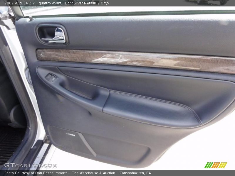 Light Silver Metallic / Onyx 2002 Audi S4 2.7T quattro Avant