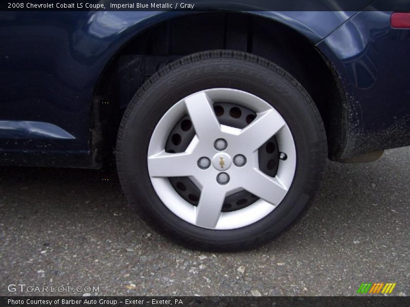 Imperial Blue Metallic / Gray 2008 Chevrolet Cobalt LS Coupe
