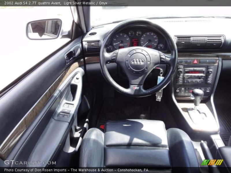 Light Silver Metallic / Onyx 2002 Audi S4 2.7T quattro Avant