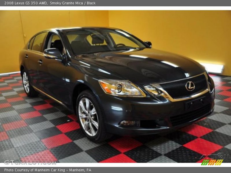 Smoky Granite Mica / Black 2008 Lexus GS 350 AWD